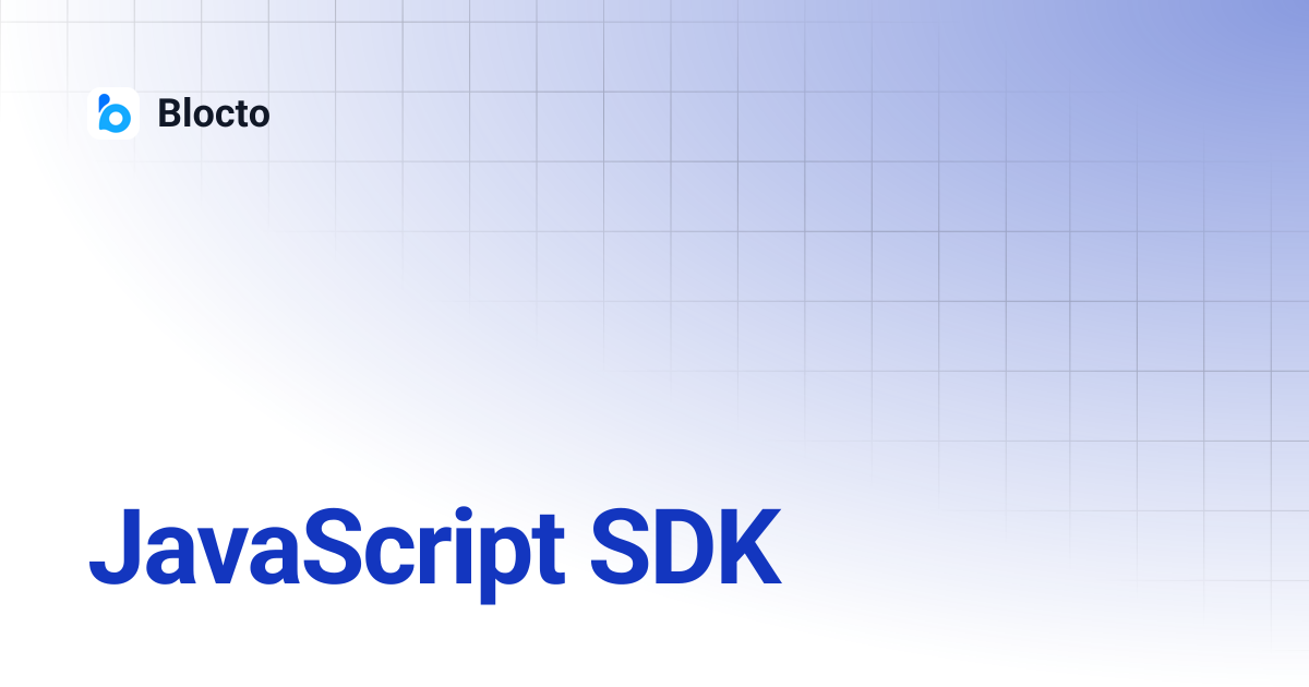 JavaScript SDK | Blocto